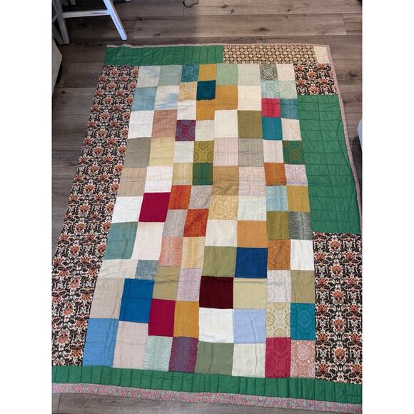 Handmade Quilt Approx 60”x 83” - Picture 1 of 16